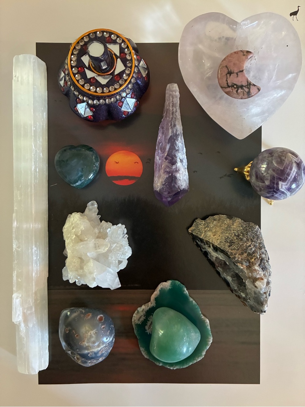 🔮 13 Piece Healing Crystal Gift Box - Amethyst Point and Sphere 🎁 - Picture 3 of 16